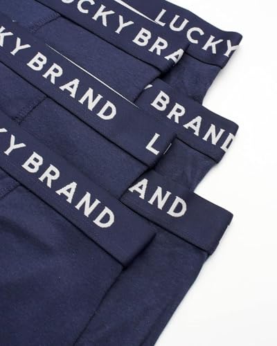 Lucky Brand Mens Boxer Briefs - 6 Pack Classic Mens Underwear Boxer Briefs with Functional Fly - Soft Cotton Boxers for Men3