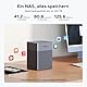 UGREEN NASync DH4300 Plus 4-Bay Desktop NAS, RK3588C SoC, 2,5 GbE-LAN-Port, 8GB LPDDR4X RAM, NFC EIN-Berührungs-Verbindung, KI Familien und Babyalbum, Persönliche Cloud für Heim/Office (Diskless)