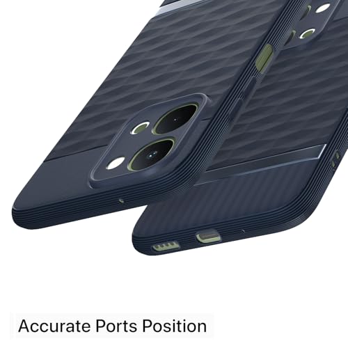 Image of Outlouders Back Cover for Vivo T5x / Vivo Y51 Pro /iQOO Z11x 5G | Full Camera Protection | TPU Soft Flexible Shockproof Bumper Case (Blue)