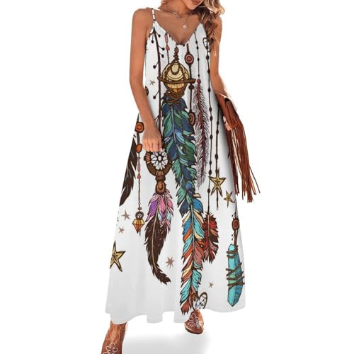Robe longue femme été sans manches pour des vacances inoubliables à la plage