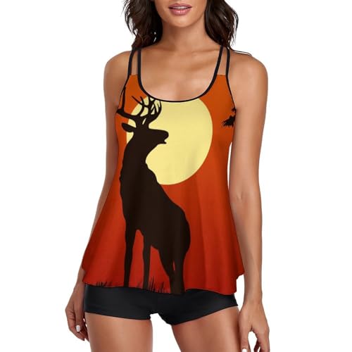 Maillot de Bain Tankini Avec Short de Garçon : Dissimulez les Formes avec la Robe de Plage