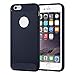 Produktbild Cadorabo Hülle kompatibel mit Apple iPhone 6 Plus / 6S Plus Schutzhülle TPU Silikon Case Karbon Optik Slim Kratzfest Weiche Gummi mit Rundumschutz Case Hülle für iPhone 6 Plus / 6S Plus in Blau