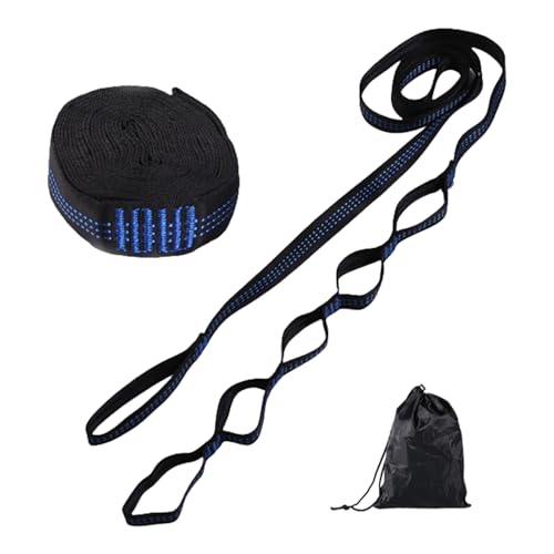 Haodream Correa ajustable para hamaca de 2 Uds. Correa de suspensión para árboles, accesorios para acampar al aire libre, fácil de usar