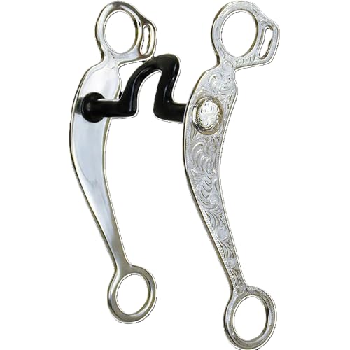 Reinsman 746E Pro Horseman California Stage D Curb Style Equestrian Horse Bit with 5