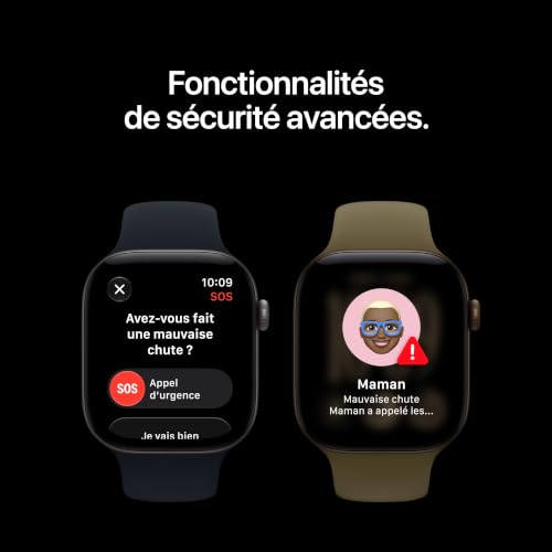 Apple Watch Series 12 GPS + Cellular 42 mm Boîtier en céramique avec Bracelet Sport Sable / - vue 8