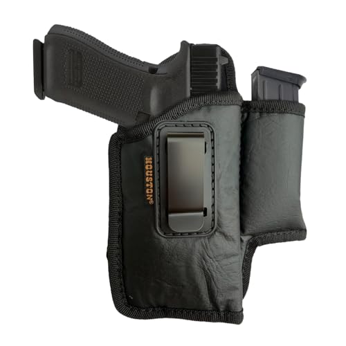 IWB Pistol Holster with Mag Pouch. Eco Leather...