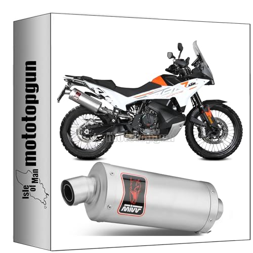 Pot echappement Mivv acier homologue pour KTM 790 Adventure en voyage
