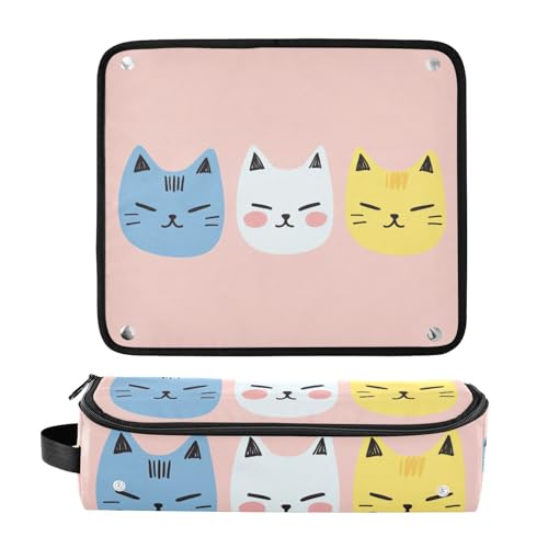 Organizador de Herramientas para Cabello 2 en 1 con Alfombrilla Resistente al Calor y Accesorios Desmontables para Planchas y Herramientas de Peinado miniatura 3