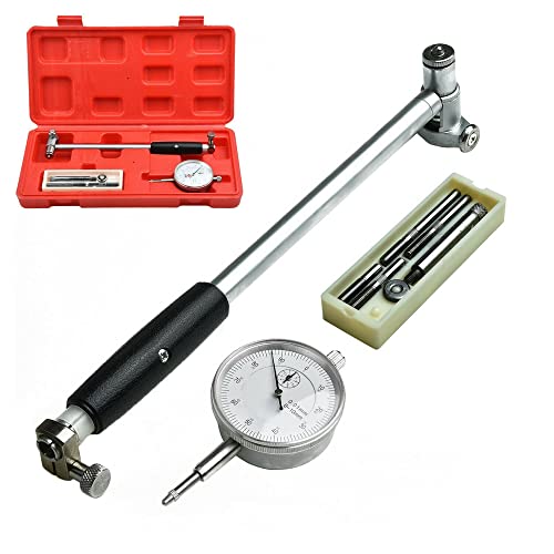 Stainless Steel High Accuracy 50-160MM Dial Bore Gauge, Measuring Engine Cylinder Tool Kit Used to Measure Internal Dimensions of Work Pieces by Comparative Method 1 Stainless Steel High Accuracy 50-160MM Dial Bore Gauge, Measuring Engine Cylinder Tool Kit Used to Measure Internal Dimensions of Work Pieces by Comparative Method