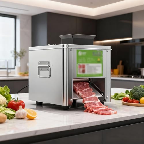 Cortadora Eléctrica de Carne para Uso Comercial y Hogar