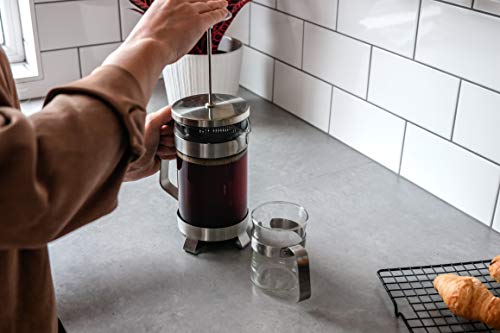 Barista & CD CD Barista & Co-8 Taza Plunge Pot Eléctrico Acero Francés, Vidrio - Imagen 6
