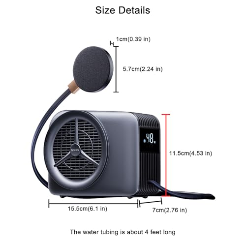 Image of Phone Cooler for Gaming, Live Streaming, Freeze in 15s, 48W Magnetic Cellphone Cooler with Low Noise Liquid Cooling Radiator for iPhone MagSafe Series /Android /iPad /Tablet, Beyond Phone Fan