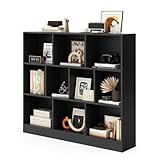 CABINET DE RANGEMENT MULTIFONCTIONNEL : Avec un volume total de 120 x 24 x 104 cm (L x l x H), avec des dimensions modérées, vous pouvez placer cette bibliothèque dans le bureau, la chambre des enfants ou comme meuble de rangement dans le salon ou la salle à manger.