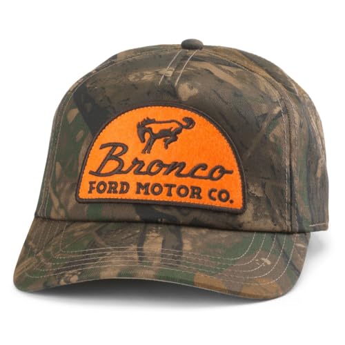 Image of AMERICAN NEEDLE Ford Bronco Patch Unisex Adjustable Snapback Baseball Hat