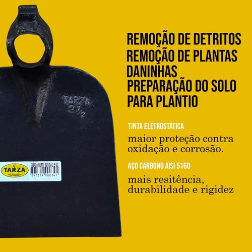 Enxada Norte Reta Forjada 2,5 Sem Cabo Tarza Comemorativa