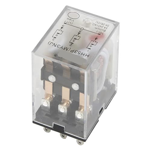 Relais électromagnétique HH53PL 110VAC haute précision à affichage LED clair