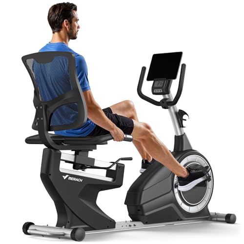 MERACH Recumbent Exercise Bikes for home, Light Commercial Recumbent Exercise...