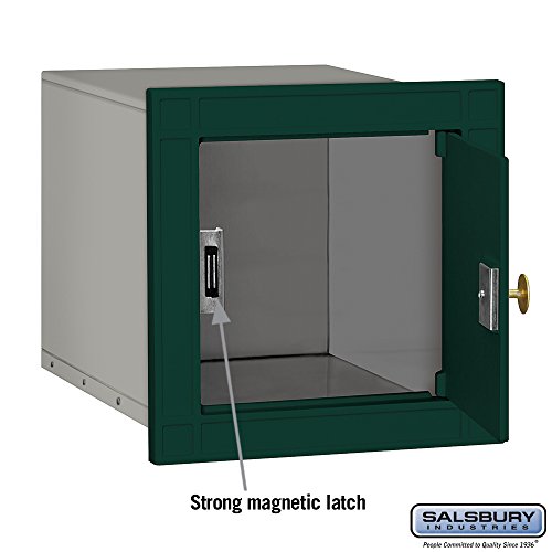 Salsbury Industries 4140E-Grn Cast Aluminum Column Non-Locking Eagle Door Mailbox, Green #TOP1