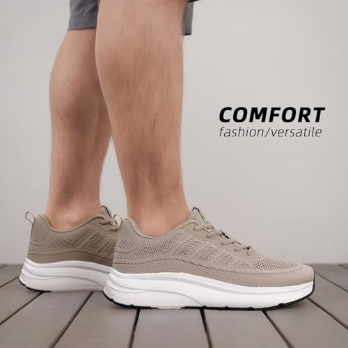 Image of KDN Men's Wide Toe Box Shoes Cushioned Road Running Shoes Non Slip Mens Walking Sneakers for Wide Feet Comfortable Athletic Gym Workout Shoes Wide Width