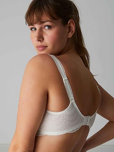 Soutien-gorge armatures Karma Simone Pérèle en coton et dentelle fine 90F - 3