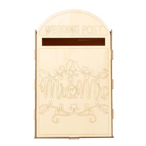 Surakey Wedding Card Box for Wedding Reception, Post Box Mail Card Box Mailbox DIY Wedding Money Envelope Card Box for Party Graduation Baby Shower Birthday Wedding Decorations, Birds