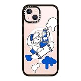 CASETiFY MagSafe 対応 インパクトケース iPhone 13 - Skater JOHN -Hello my friend 03 - クリア ブラック