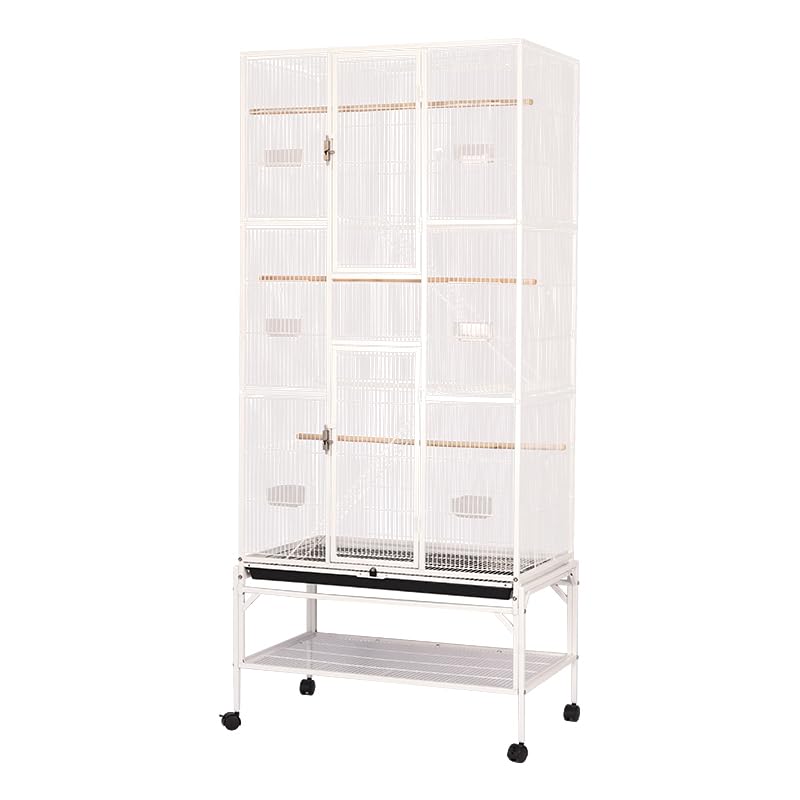新品 ③ 大型 バードケージ 鳥かご ホワイト インコ 小鳥 ヨーロッパ
