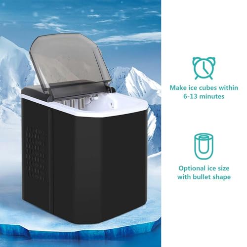 Fabricadora de hielo portátil para cocina doméstica miniatura 2