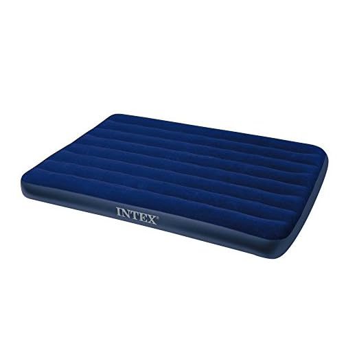 Item: Intex - 68758 - Ameublement et Décoration - Matelas pneumatique - Lit d'appoint - 2 Places - Floque