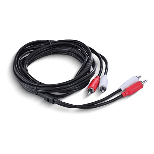CABO DE ÁUDIO 2 RCA MACHO PARA 2 RCA MACHO 28AWG PURO COBRE 2 METROS - P2R-2 - PCYES