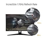 ASUS TUF Gaming 27" 2K HDR Monitor (VG27AQ1A) - QHD (2560 x 1440), IPS, 170Hz (Supports 144Hz), 1ms, Extreme Low Motion Blur, Speaker, G-SYNC Compatible, VESA Mountable, DisplayPort, HDMI,BLACK - Image 3