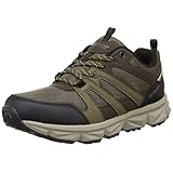 [ダンロップリファインド] 幅広 4E アウトドア ウォーキング ハイキング シューズ スニーカー DU6003 メンズ カーキ 25.5 cm
