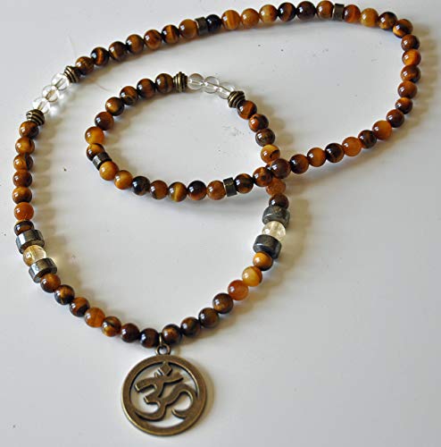 Prosperity Necklace, Genuine Gemstone 