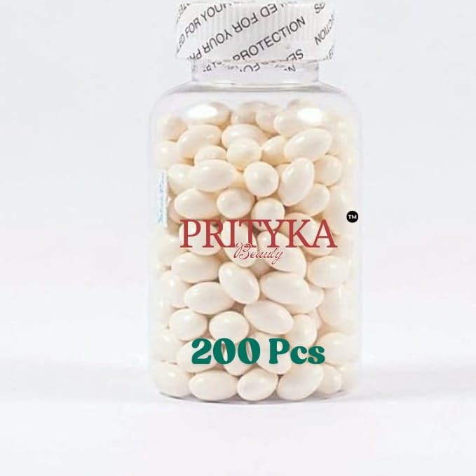 Skin Whitening Facial Capsule 200 Pcs for Facial/Brightning, Helps to Marks & Spots Removal, Radiance & Glow skin whitening Men & Women all skin type-image-10