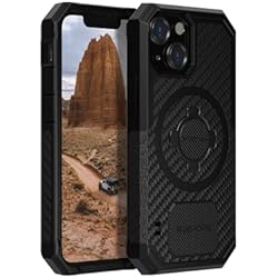 Rokform - iPhone 13 Mini Case, Rugged Series, Dual Magnet Plus MagSafe Compatible, Magnetic Protective Apple Gear, iPhone Cover with RokLock Twist Lock, Drop Tested Armor Black