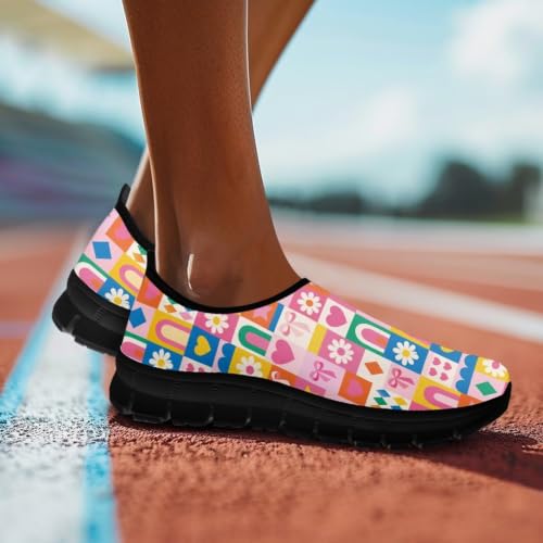 Image of Womens Slip On Walking Shoes Non Slip Loafer Breathable Holiday Travel Shoe Lightweight Casual Low Top Sneakers SizeUS 5.5-11.5