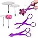 Comforty 6 Stück Blumennagel für Torten Set, Kuchen Dekoration Nadel für 4 Größe Icing Blumennagel und 2 Stück Blumenheber Zum Dekorieren des Kuchens