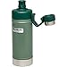 Stanley Vacuum Water Bottle 18oz Green