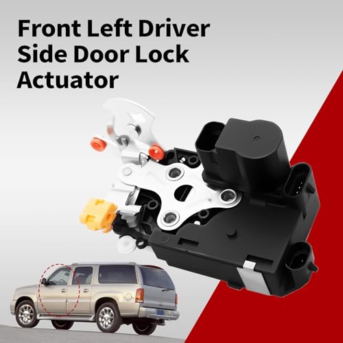 Image of Nakkaa Front Driver Side Door Lock Actuator Compatible with Silverado Sierra Escalade Suburban Tahoe 2001-2006 15110643 931318 15053681 15068499 ‎931-318 Latch Left