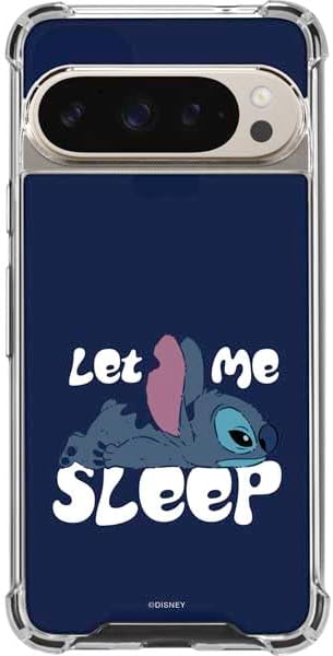 Skinit Clear Phone Case Compatible with Google Pixel 9/9 Pro - Officially Licensed Disney Lilo and Stitch Stay Weird Design