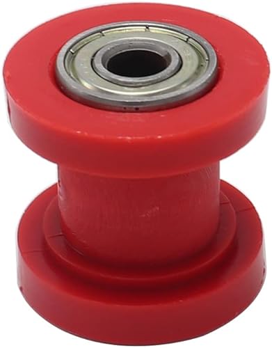 Miniatura 2 de Rueda guía de polea de rodillo de cadena de 0.394in para motocicleta ATV 125 cc 140 cc 160 cc SSR XR125 CRF50 KLX110 Pitster Mini Dirt Pit Bike Rojo