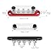 QWORK Bus Bar Mini Power Distribution Block 12V 150A, Tin Plated Copper, Max 48V DC/300V AC, Negative+Positive, for Automotive, Marine, Solar Systems