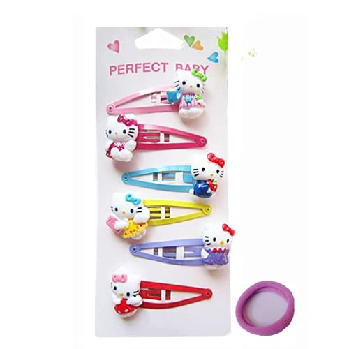 Kitty Cat Hair Accessories for Girls | Kitty Clips Headband Hairpins -- Kitty Cat Gifts