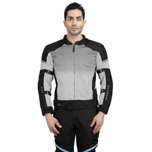 Image of Royal Enfield HIGH STREET ECO RIDING JACKET (Size: 2XL) - JRS250002-LIGHT GREY
