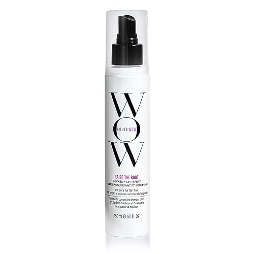 Color Wow Raise the Root Thicken  Lift Spray  Levantamiento de raíces durante todo el día  volumen en cabello húmedo o seco nunca pegajoso ni rígido