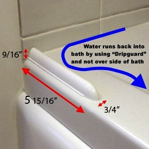 Drip Guard for Bathtubs - One 6