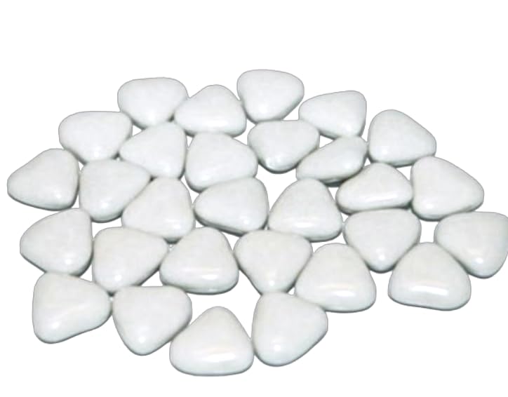 Dragée Mini cœur Chocolat 500G (blanc)