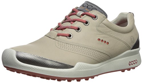 ECCO Women's Biom Hybrid Golf Shoe, Oyester/Rosato, 5-5.5