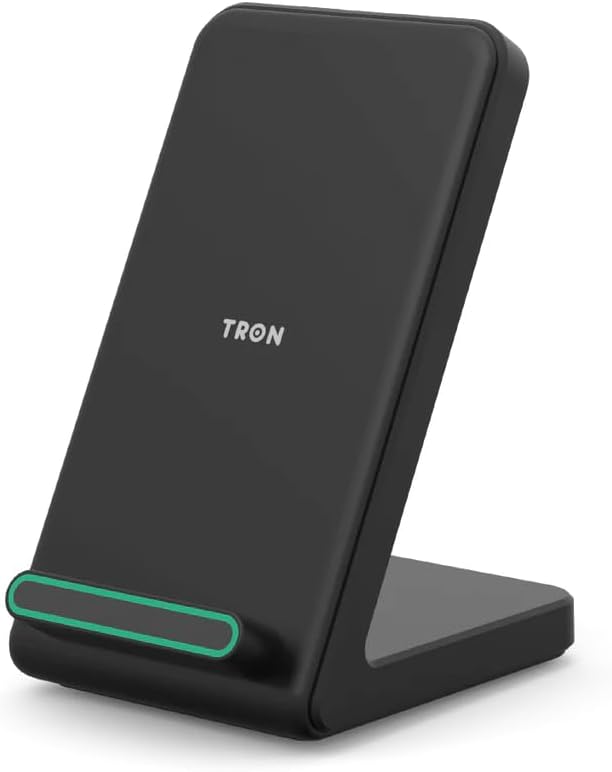 Tron Soporte de cargador inalámbrico Qi para iPhone y Android CargaTR66