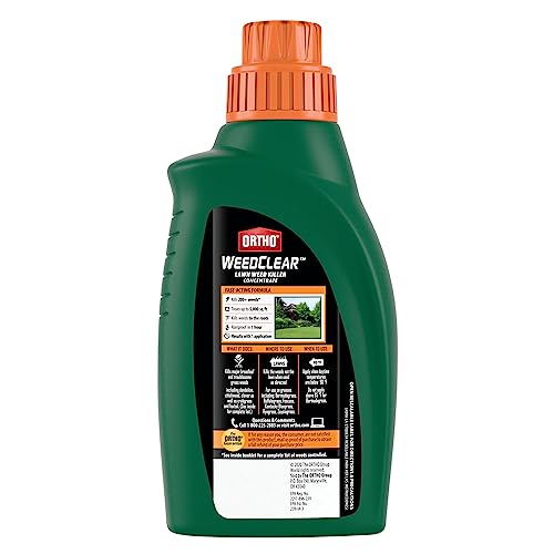 Ortho 0447905 Weedclear Lawn Weed Killer Concentrate, Fast-Acting Formula Kills Dandelion, Crabgrass & Clover To The Root thumb #5